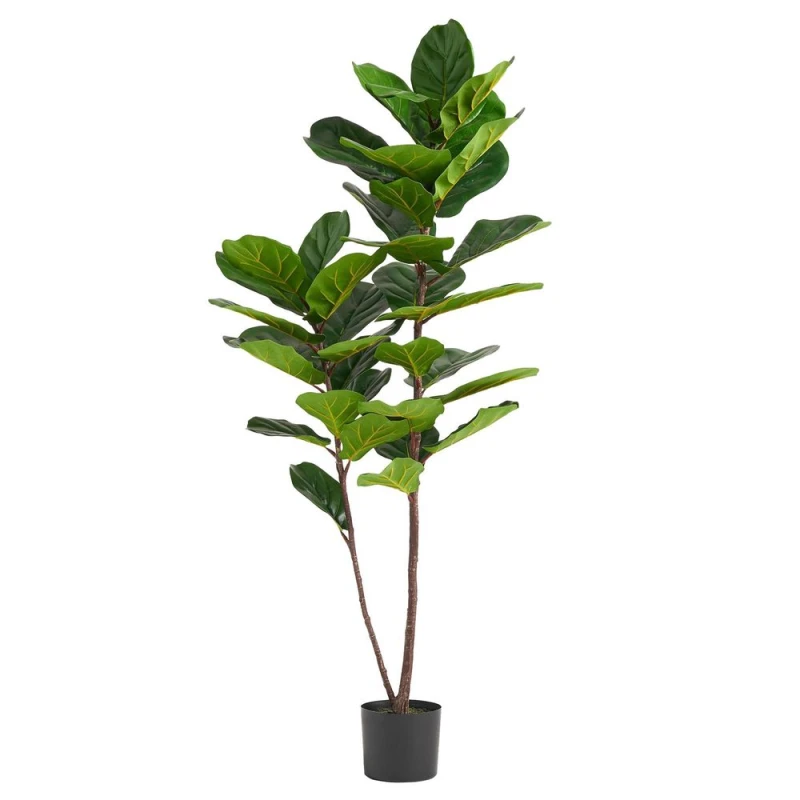 Image of Leaf 150cm Premium Artificial Fiddle Fig Tree Green