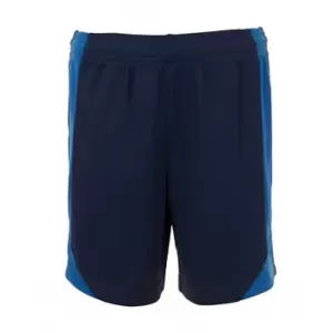 Image of SOLS Childrens/Kids Olimpico Football Shorts (10 Years) (French Navy/Royal Blue)