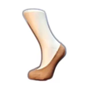 Image of Silky Womens/Ladies Cotton Footsies (3 Pairs) (One Size (UK Shoe 3-8)) (Natural)