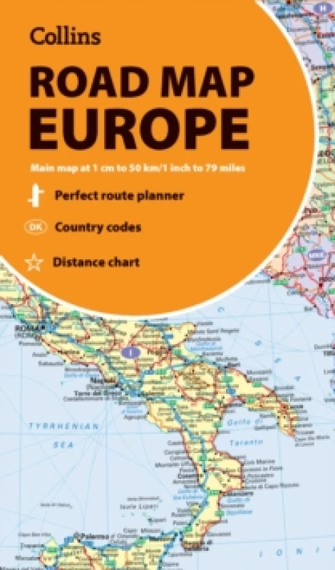 Image of Collins Road Map of Europe. By Collins Maps Books