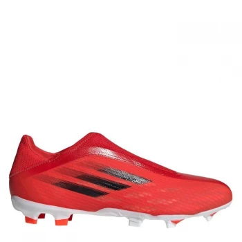 Image of adidas X .3 Football Boots Firm Ground - Red/SolarRed