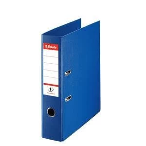 Image of Original Esselte No. 1 Lever Arch File 75mm Spine Blue Ref 879991