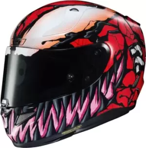 Image of HJC RPHA 11 Maximum Carnage Marvel Helmet, white-red, Size S, white-red, Size S