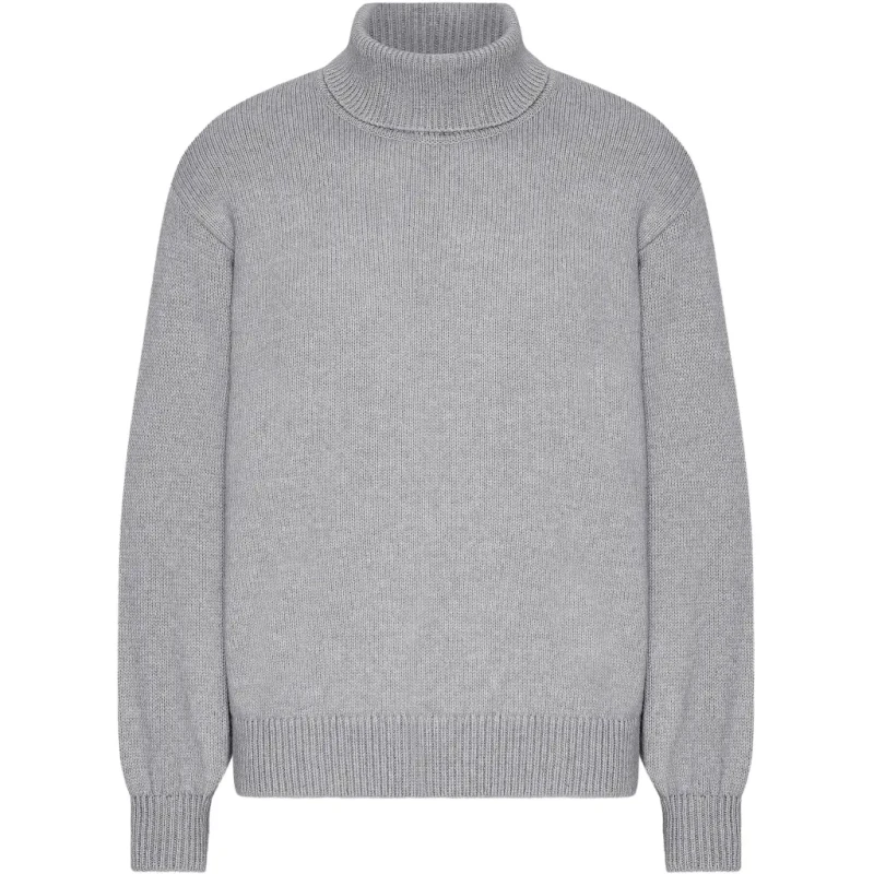 Image of Colorful Standard Turtleneck sweater Colorful Standard Heather Grey Gris Unisex M