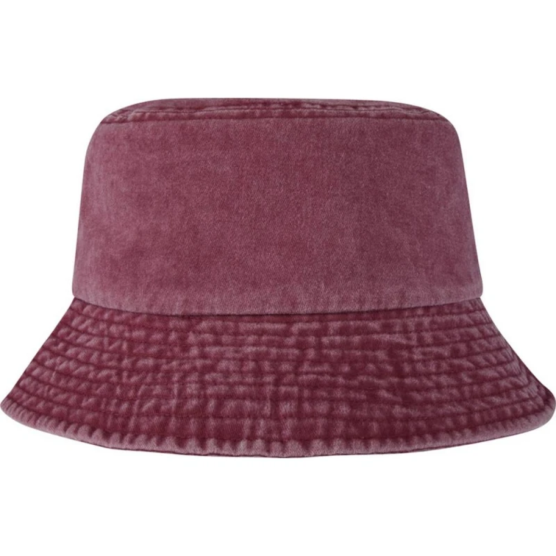 Image of Elevate Mens Mitica Washed Sun Hat in Burgundy Burgundy Male One Size