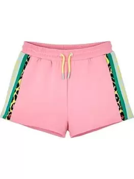 Image of The Marc Jacobs Kids Sport Stripe Shorts - Pink, Size 10 Years, Women