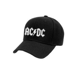 Image of Ac/dc - White Logo Snapback
