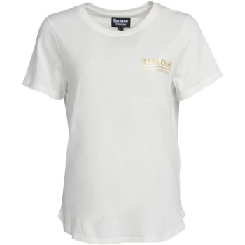 Image of Barbour International Ellenbrook T-Shirt - Cream