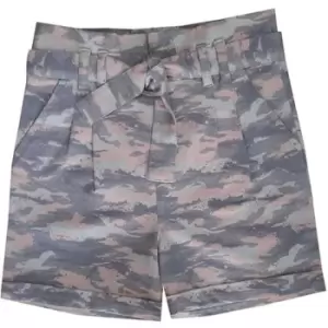Image of Firetrap Camo Shorts Junior Girls - Pink
