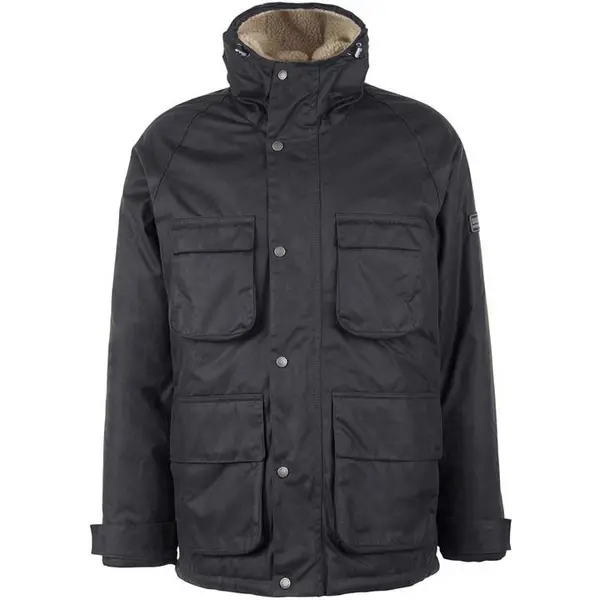 Image of Barbour International Tantallon Wax Jacket - Black XL