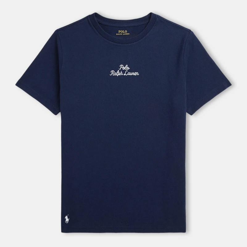 Image of Polo Ralph Lauren Logo T-Shirt Juniors - Blue Blue One Size