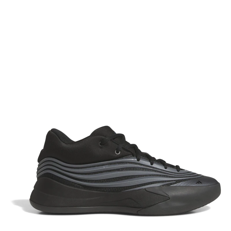Image of adidas Dame X Basketball Shoes Mens Blck/Iron/Blu male 7 (40.7)
