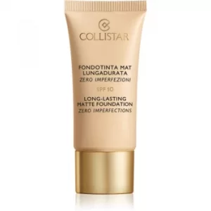 Image of Collistar Long-Lasting Matte Foundation Long-Lasting Mattifying Foundation SPF 10 Shade 5 Miele 30ml
