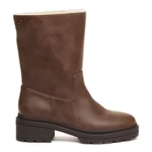 Image of Rocket Dog Idea Brown Roll Down Winter Boots