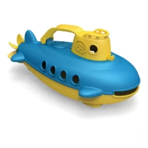 Image of Green Toys Submarine Yellow Cabin