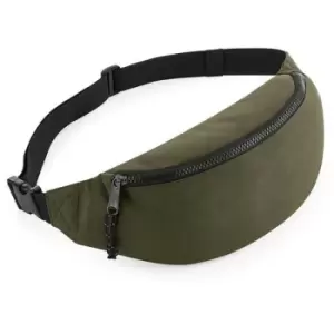 Image of Recycled Waist Bag (One Size) (Military Green) - Bagbase