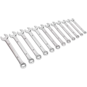 Image of Sealey 12 Piece Combination Spanner Set Metric