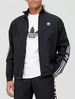 Image of adidas Originals Lock Up Track Top - Black, Size S, Men