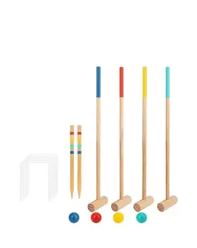 Image of Tooky Toy Wooden Croquet Set