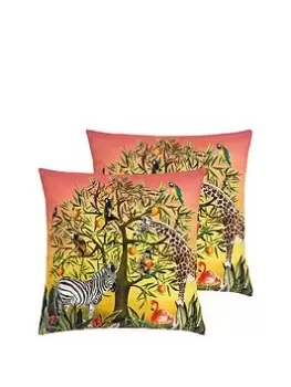 Image of Tree Of Life Water & Uv Resistant Outdoor Cushion 2 Pack