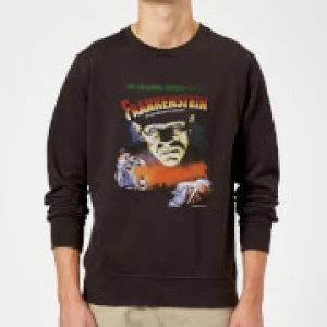 Image of Universal Monsters Frankenstein Vintage Poster Sweatshirt - Black - M