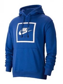 Image of Nike Sportswear Air Overhead Hoody, Blue, Size XL, Men