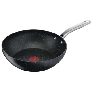 Image of Tefal Titanium Excel 28cm Wok Pan With Thermospot