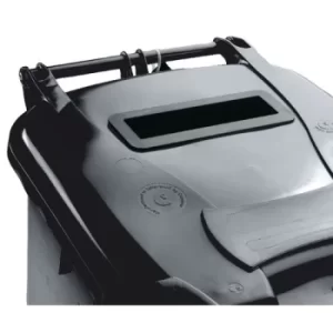 Image of Confidential Waste Wheelie Bin 120 Litre Grey 377879