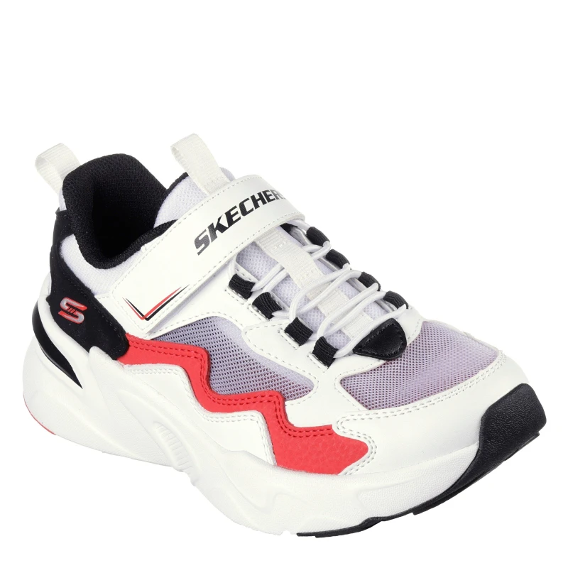 Image of Skechers Bobsbamina White/Red/Black unisex 3 (36)