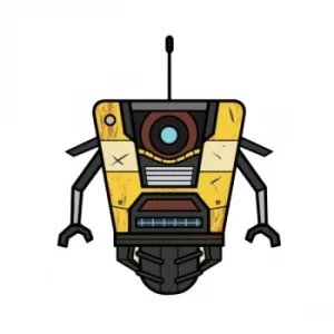 Image of Borderlands 3 Stubbins Plush Figure Claptrap 16 cm