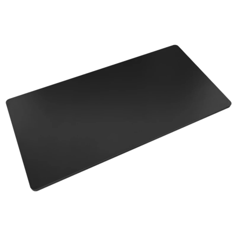 Image of Dellonda Black Rectangular Desktop 1400 x 700mm, 1" Thickness