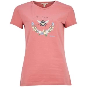 Image of Barbour Womens Bowland Tee Dusty Pink 16