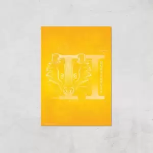 Image of Harry Potter Hufflepuff Giclee Art Print - A2 - Print Only