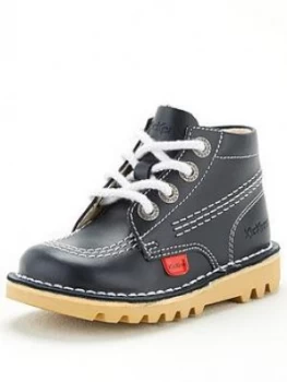 Image of Kickers Kick Hi Zip Boot - Blue