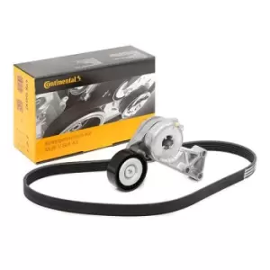 Image of CONTITECH V-ribbed belt set VW,AUDI,SKODA 6PK1045K2 Serpentine belt kit,Auxiliary belt kit,Poly V-belt kit,V-ribbed belt kit