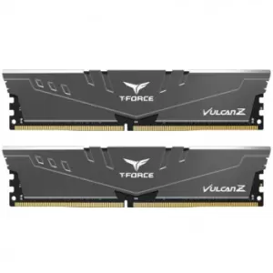 Image of 32GB (16GBx2) Team Vulcan Z Grey 3200Mhz DDR4 PC-25600 PC Memory