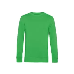 Image of B&C Mens Organic Crew Neck Sweat (S) (Apple Green)