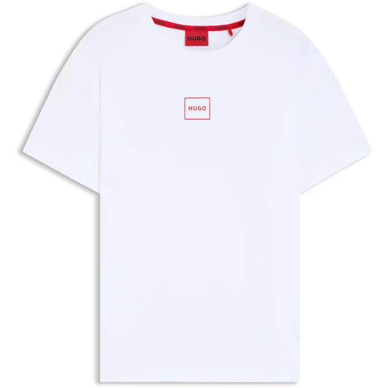 Image of Hugo Logo T-Shirt White 101 male Medium