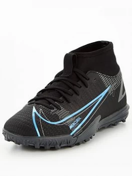 Image of Nike Junior Mercurial Superfly 8 Academy Astro Turf Football Boots - Black, Size 2