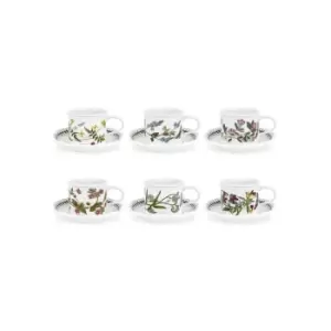 Image of Portmeirion Botanic Garden Tea Cup & Saucer Set of 6