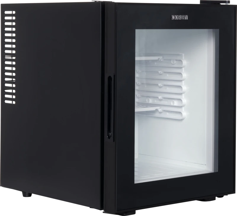 Image of Corby of Windsor Corby Eton 35L Glass Door Minibar in Black - UK Plug Black Unisex
