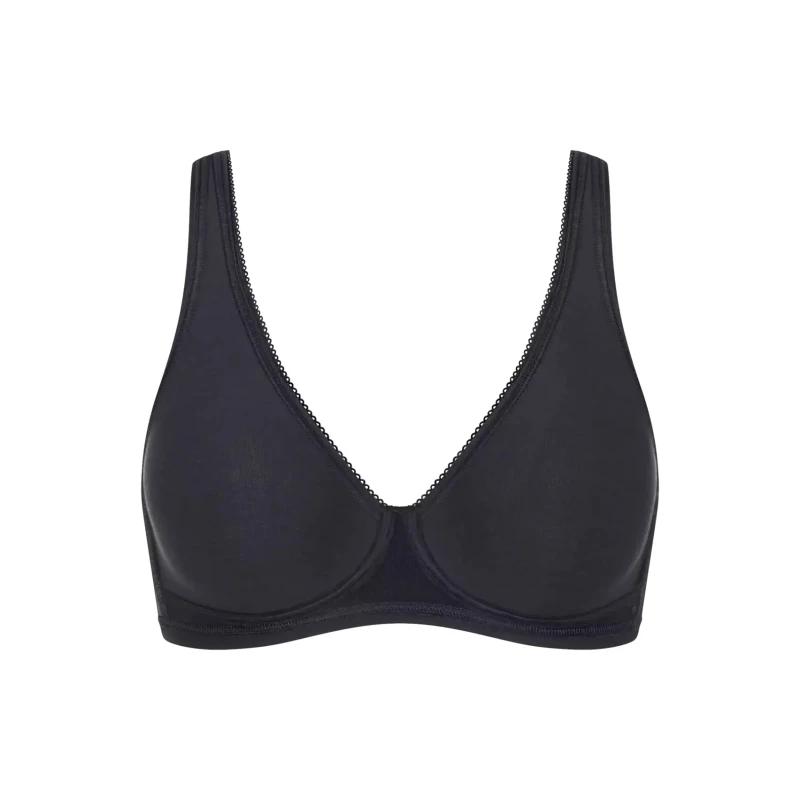 Image of Sloggi Basic+ Non-Underwired Bra Black Women 32A;34A;36A;32B;34B;36B;38B;32C;34C