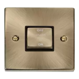 Image of Click Scolmore Deco Ingot 10A 3 Pole Fan Isolation Switch - VPAB520BK