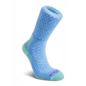 Image of Bridgedale Merinofusion Trail Womens Sock Powder Blue Medium