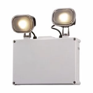 Image of KnightsBridge IP65 Twin 3W LED Spot Emergency Light