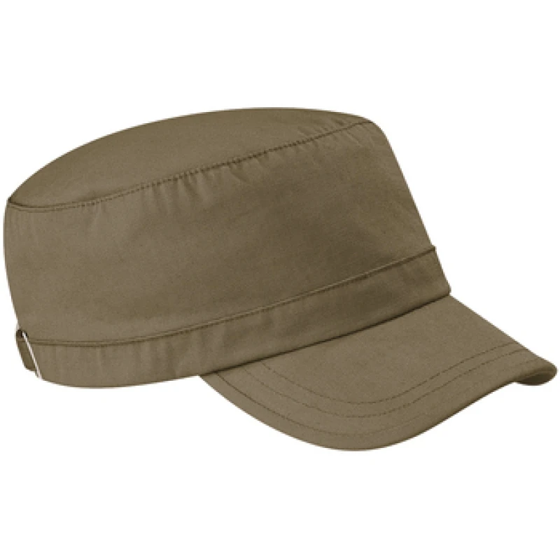 Image of Beechfield Beechfield Men Army Cap Headwear in Light Beige Light Beige One Size Male 5055747802016