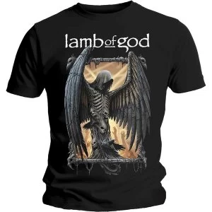 Image of Lamb Of God - Winged Death Unisex Medium T-Shirt - Black