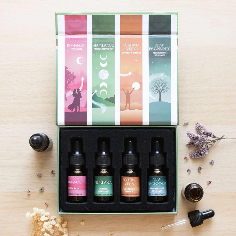 Image of KDMD The Manifestation Collection Blended Essential Oil Set Green