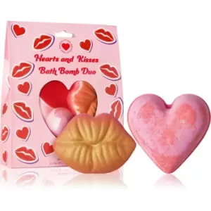 Image of I Heart Revolution Bath Fizzer Heart & Kisses bath bomb 2x85 g