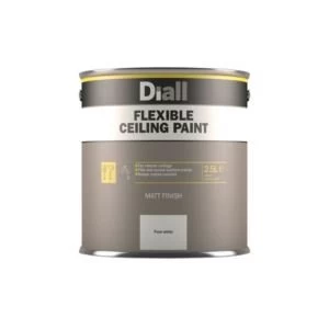 Image of Diall Pure white Matt Emulsion Paint 2.5L